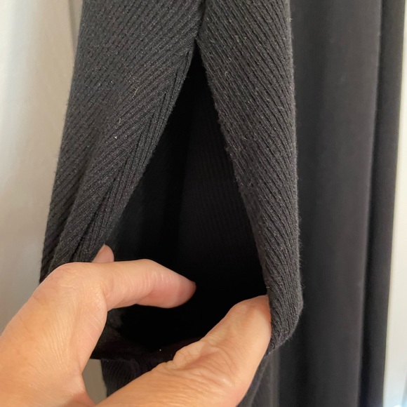 Torrid Black Ribbed Knit Dress - Size 2X - Picture 4 of 9